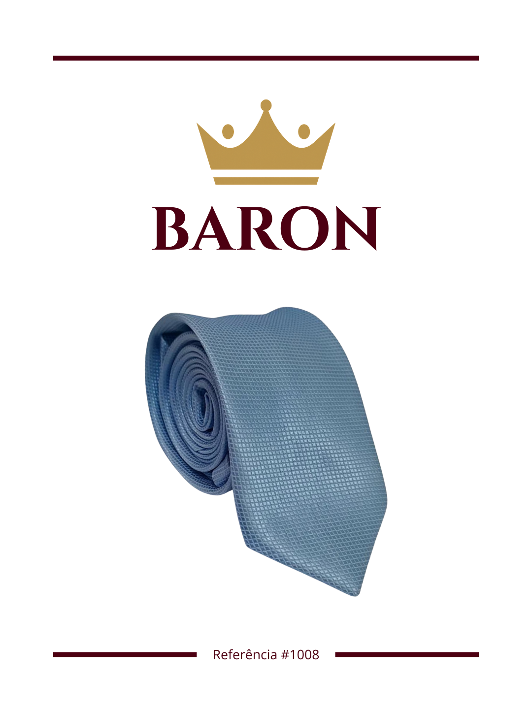 Gravata Lisa Azul Claro